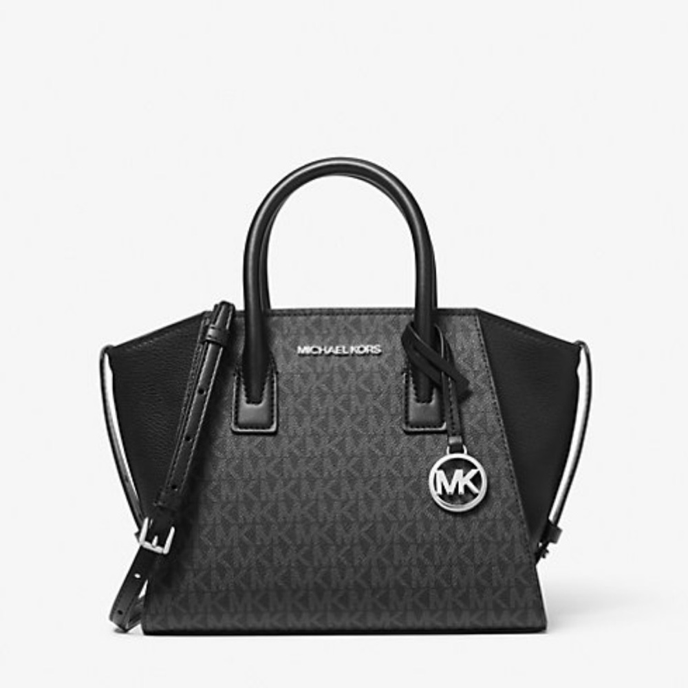 MICHAEL KORS
Avril Small Logo Top-Zip Satchel
COLOR BLACK
NWT